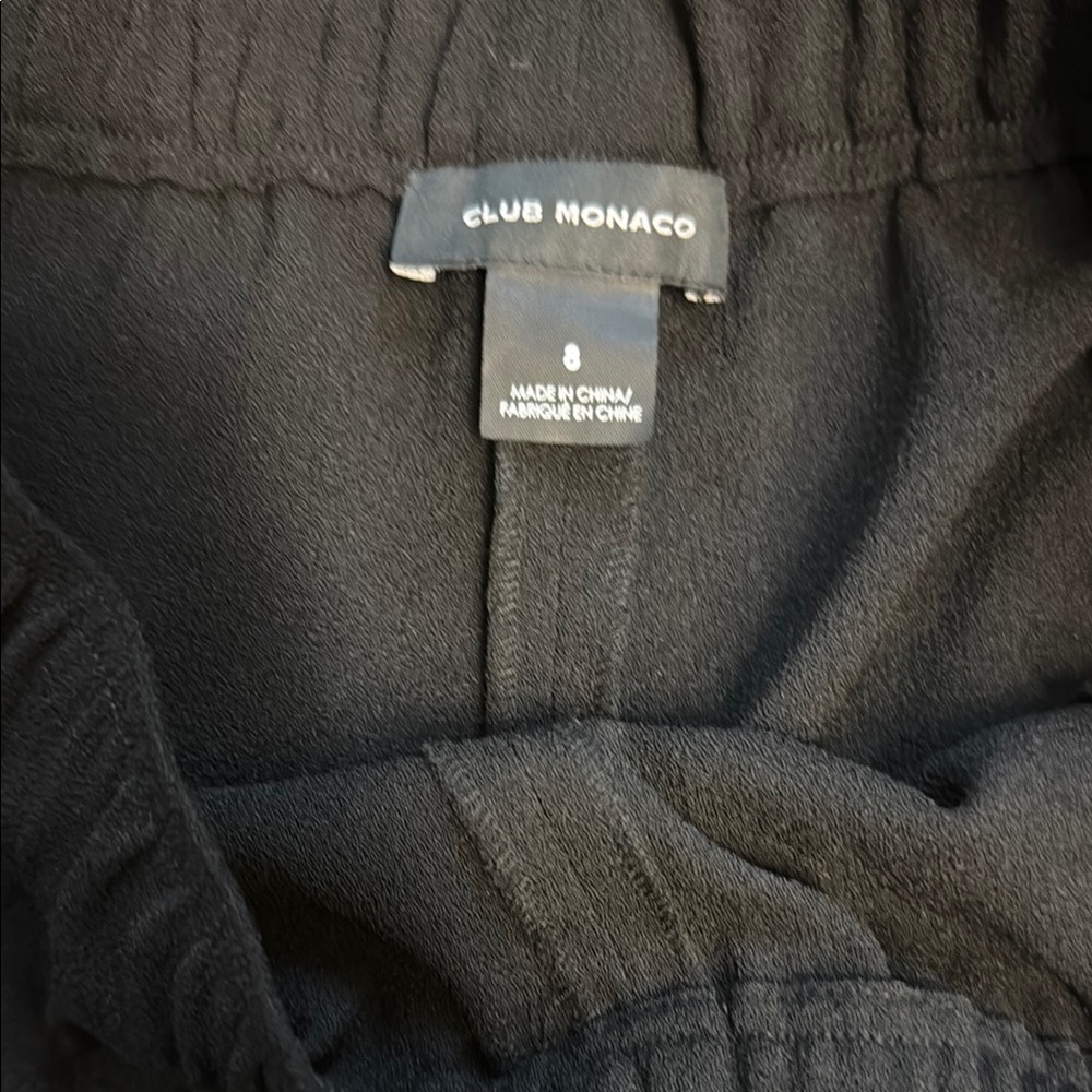 Club Monaco Black Pants Size 8 BNWOT